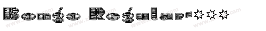 Bongo Regular字体转换